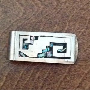 Sterling silver alpaca handmade money clip. Different designs listed separately.